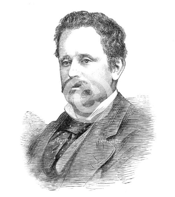 The late Mr. C. Robinson, artist, 1881. Creator: Unknown.