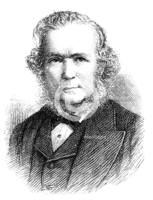 The late Mr. George Cole, landscape-painter, 1883. Creator: Unknown.