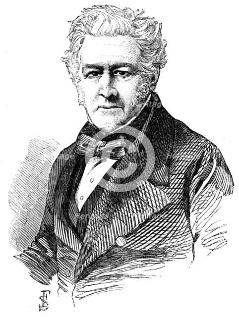 The late Mr. Guthrie, F.R.S. - from a photograph by Mayall, 1856.  Creator: Unknown.