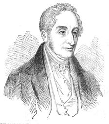 The late Mr. Henry Fourdrinier, the Patentee of the Paper-Making Machine, 1854. Creator: Unknown