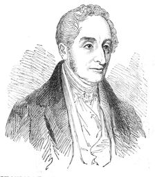 The late Mr. Henry Fourdrinier, the Patentee of the Paper-Making Machine, 1854. Creator: Unknown