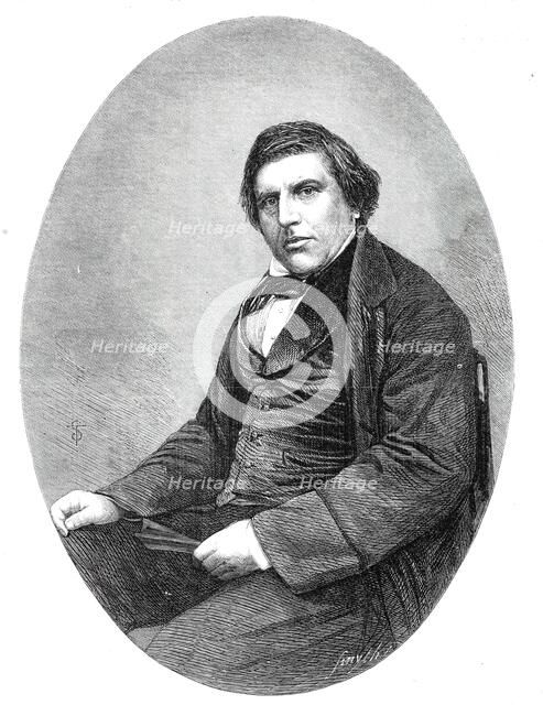 The late Mr. Herbert Ingram, M.P. for Boston - from a photograph by John Watkins, 1860. Creator: Smyth.
