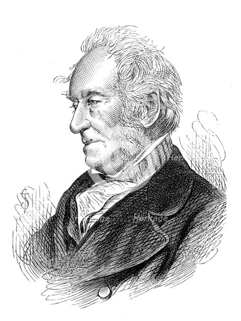 The late Mr. J. C. Schetky, artist, 1874. Creator: Unknown.
