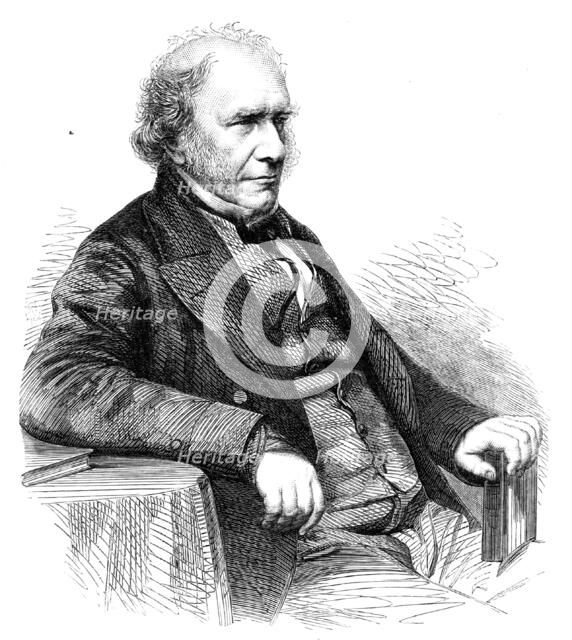 The late Mr. J. E. M'Culloch, 1864. Creator: Unknown.