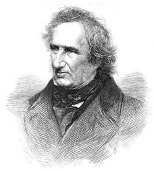 The late Mr. John Burnet, engraver, 1868. Creator: Unknown
