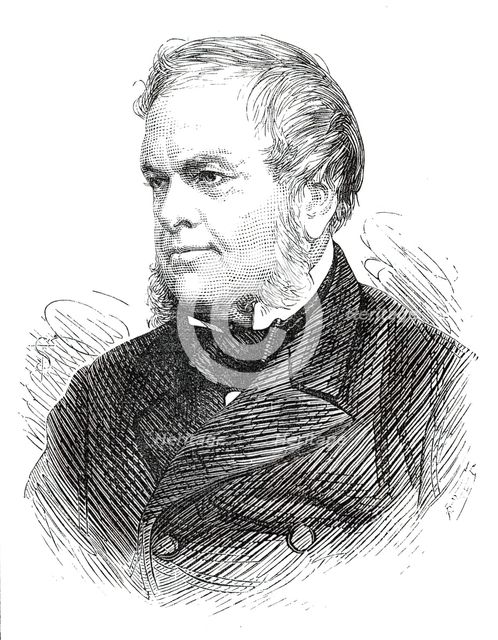 The late Mr. John Forster, 1876. Creator: Unknown.