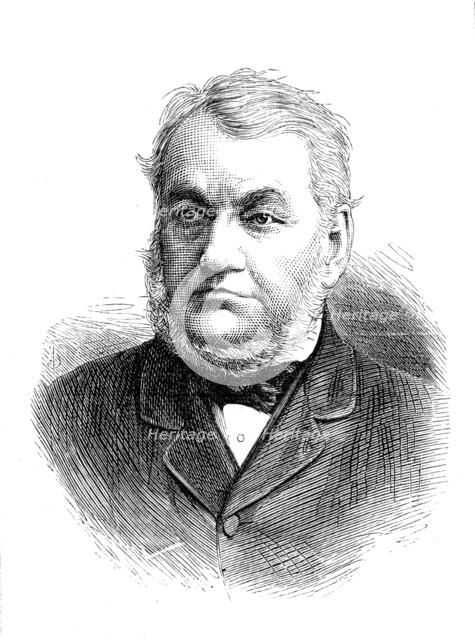 The late Mr. John Locke, Q.C., M.P., 1880. Creator: Unknown.