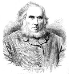 The late Mr. James Sheridan Knowles, 1862. Creator: Unknown