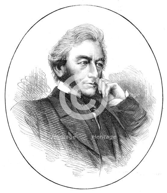 The late Mr. Justice Willes, 1872. Creator: Unknown.