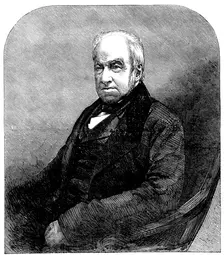 The Late Mr. Robert Brown, Keeper of Botany in the British Museum..., 1858. Creator: Unknown