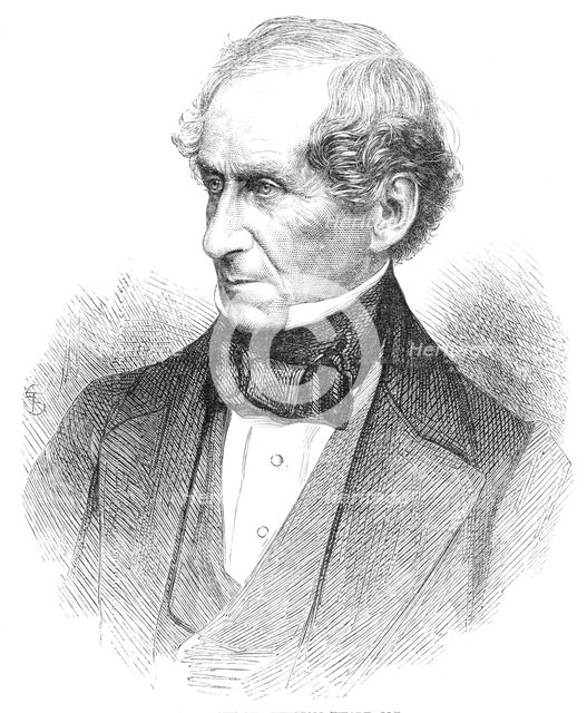 The late Mr. William Ewart, M.P., 1869. Creator: Unknown.