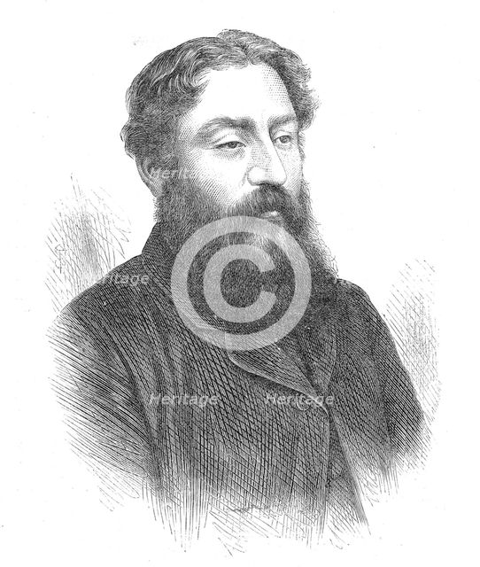 The late Mr. T. W. Robertson, the dramatist, 1871. Creator: Unknown.