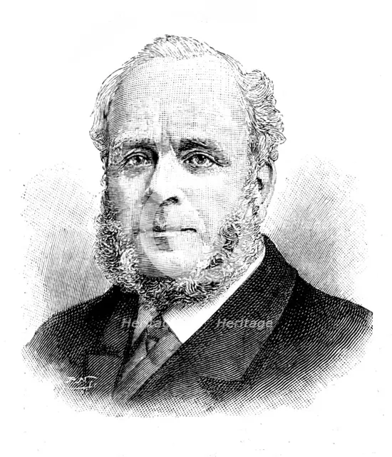 The late Mr. W. Saunders, M.P., 1895. Creator: P Naumann.