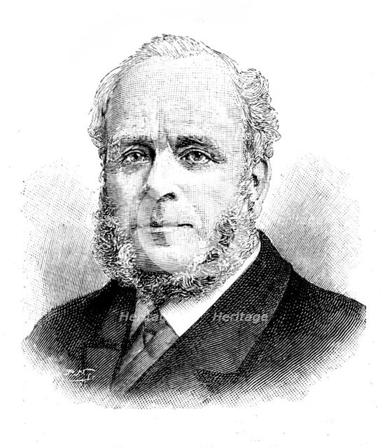 The late Mr. W. Saunders, M.P., 1895. Creator: P Naumann.