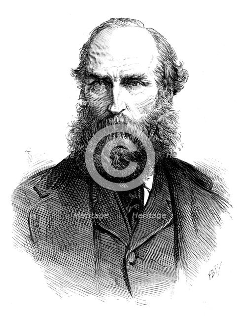 The late Mr. W. Spottiswoode, President of the Royal Society, 1883. Creator: Unknown.