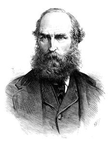 The late Mr. W. Spottiswoode, President of the Royal Society, 1883. Creator: Unknown