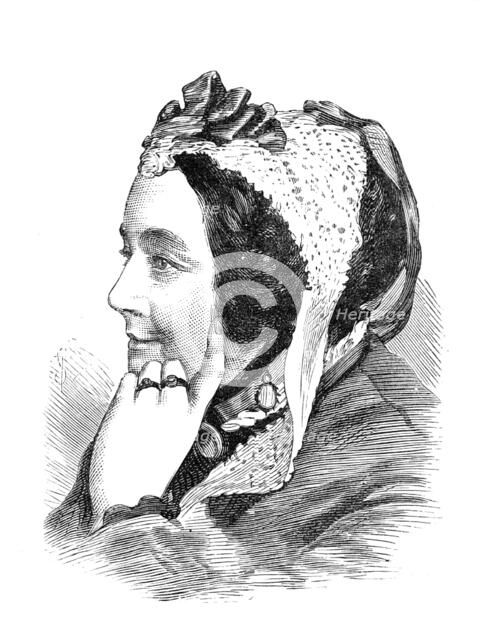 The late Mrs. S. C. Hall, 1881. Creator: Unknown.