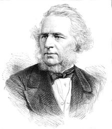 The late Sir Charles Reed, M.P., Chairman of the London School Board, 1881. Creator: Unknown