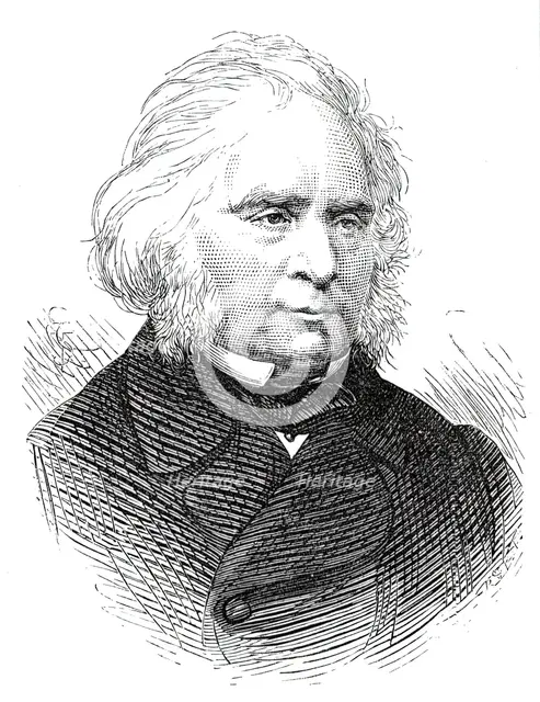 The late Sir George Harvey, 1876. Creator: Unknown.