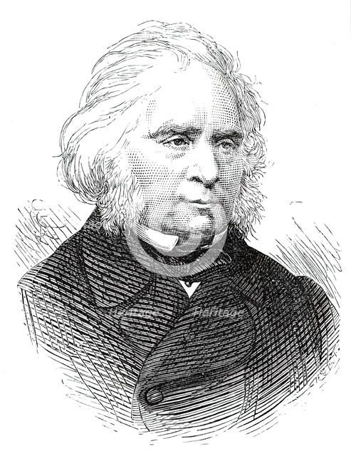 The late Sir George Harvey, 1876. Creator: Unknown.