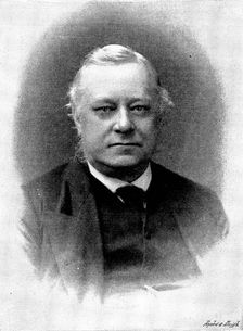 The late Sir J. R. Seeley, Regius Professor of Modern History at the University of Cambridge, 1895. Creator: Andre & Sleigh