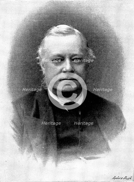 The late Sir J. R. Seeley, Regius Professor of Modern History at the University of Cambridge, 1895.  Creator: Andre & Sleigh.