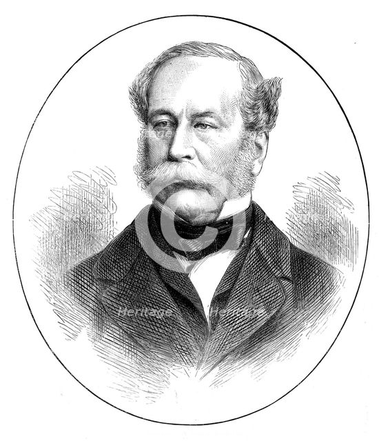 The late Sir Joshua Walmsley, 1871. Creator: Unknown.