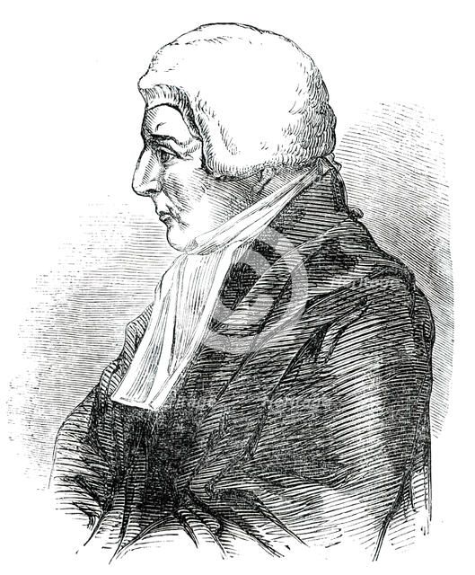 The late Sir Lancelot Shadwell, Vice-Chancellor of England, 1850. Creator: Unknown.