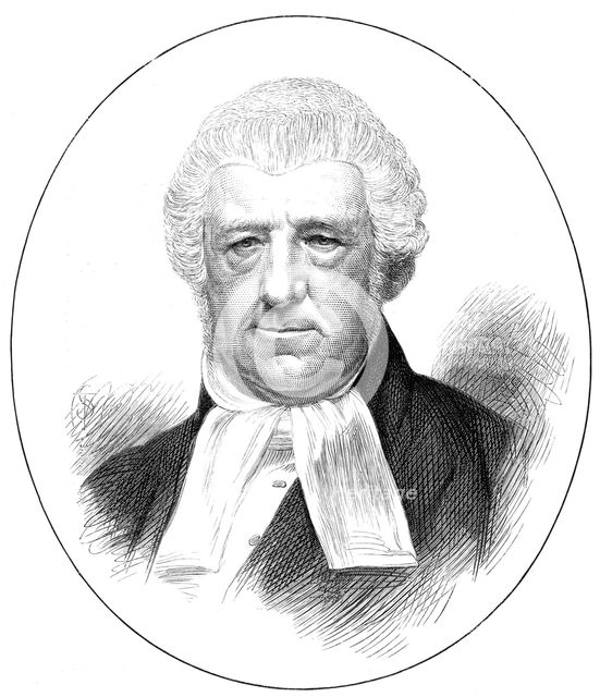 The late Sir W. Bodkin, Assistant Judge of the Middlesex Sessions, 1874. Creator: Unknown.