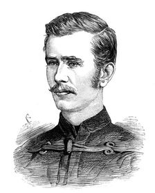The late Surgeon Landon, killed at Majuba Hill, 1881. Creator: Unknown