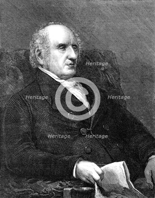 The late Professor Barlow, F.R.S., 1862. Creator: Unknown.