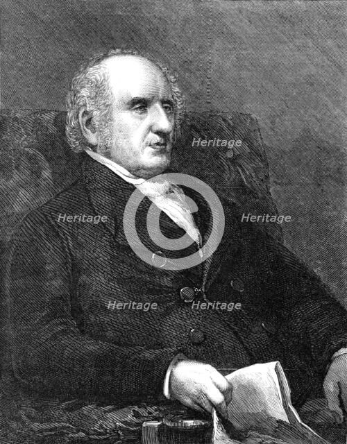 The late Professor Barlow, F.R.S., 1862. Creator: Unknown.