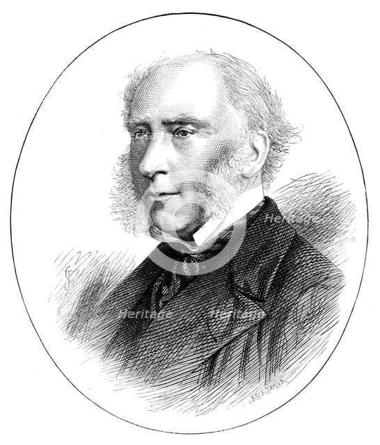 The late Professor Phillips, 1874. Creator: R&E Taylor.