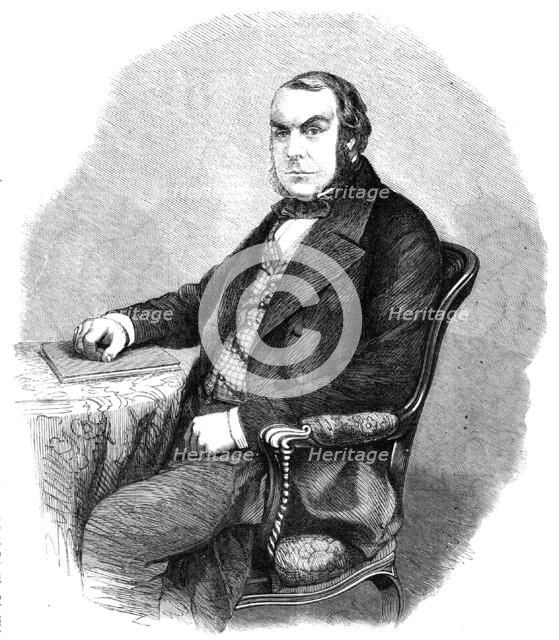 The late Professor Quekett, 1861. Creator: Unknown.