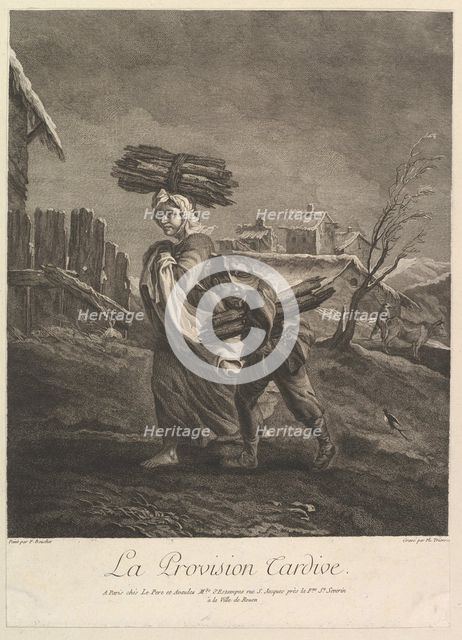 The Late Provision, 1771. Creator: Philippe Triere.