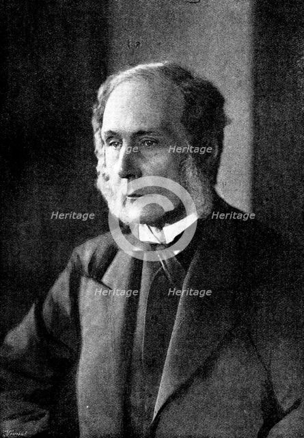 The late Roundell Palmer, First Earl of Selborne, P. C., 1895. Creator: Russell & Sons.