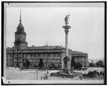 The Late Royal Castle, Warsaw, Poland, between 1910 and 1920. Creator: Harris & Ewing