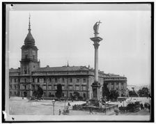 The Late Royal Castle, Warsaw, Poland, between 1910 and 1920. Creator: Harris & Ewing