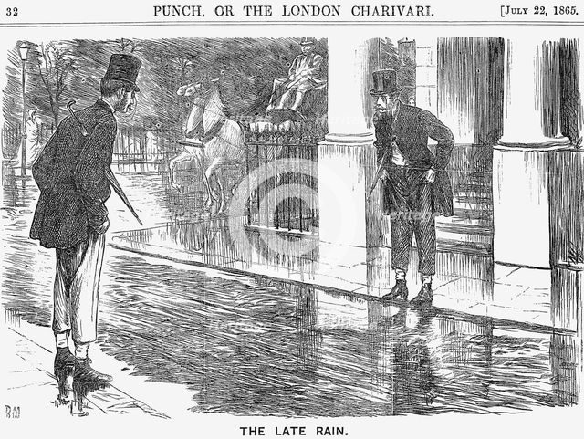 'The Late Rain', 1865. Creator: George du Maurier.