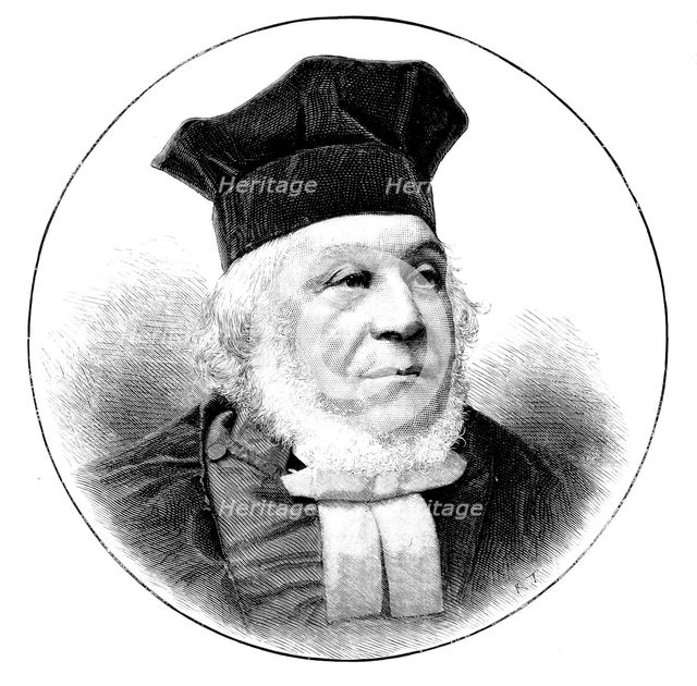 The late Rev. Dr. Adler, Chief Rabbi of the English Jewish Congregations, 1890. Creator: Unknown.