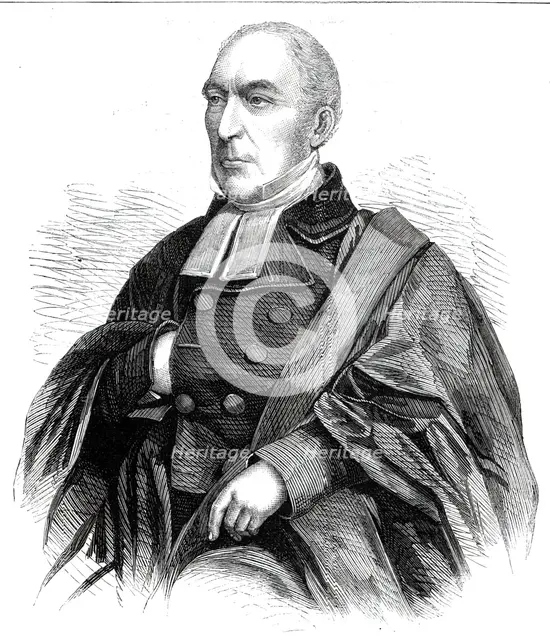 The late Rev. George Croly, LL.D., 1860. Creator: Unknown.