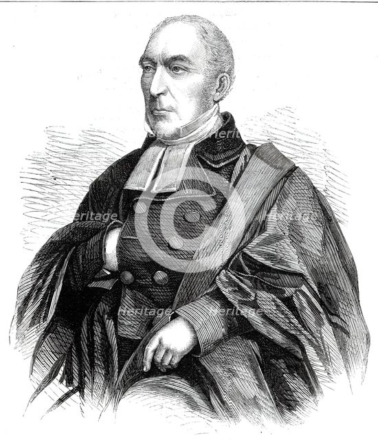 The late Rev. George Croly, LL.D., 1860. Creator: Unknown.