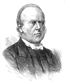 The late Rev. Jabez Burns, D.D., 1876. Creator: Unknown