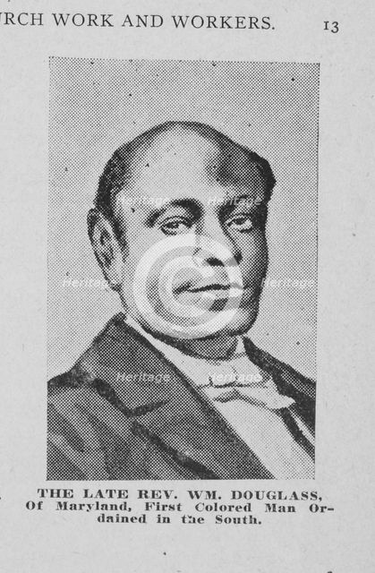 The Late Rev. Wm. Douglass, of Maryland, 1904. Creator: Unknown.