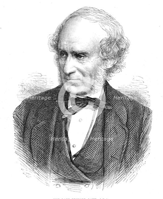 The late Richard Lane, A.R A., 1872. Creator: Unknown.
