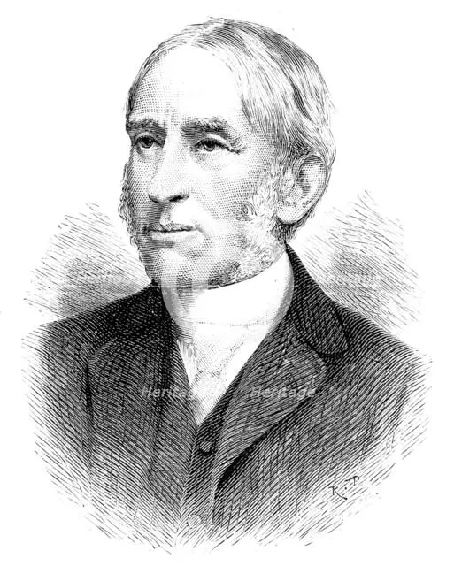 The late Right Hon. Sir Louis Mallet, C.B., 1890. Creator: Unknown.
