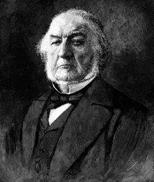 The late Right Hon. William Ewart Gladstone at the time of his fourth premiership, (1898). Creator: P Naumann