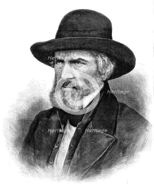 The late Thomas Carlyle, from a photograph by Vernon Heath, taken in 1862, (1881). Creator: Unknown.