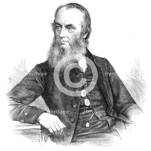 The late Very Rev. Dr. Alford, Dean of Canterbury, 1871. Creator: Unknown.