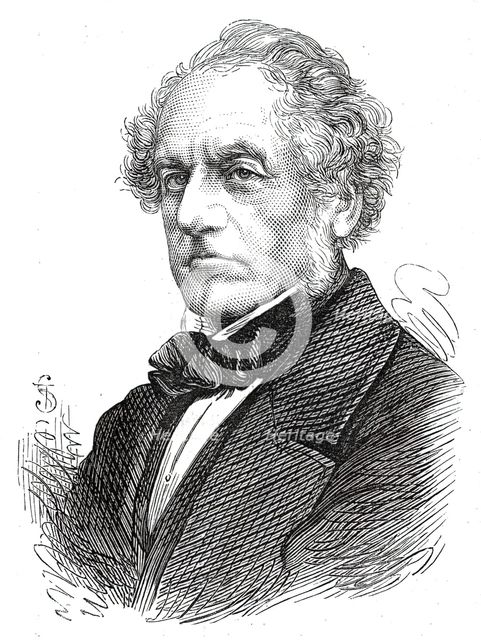 The late Viscount Galway, M.P., 1876. Creator: Unknown.